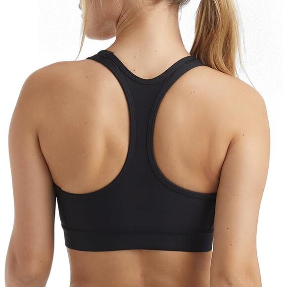 NWT New Hanes Womens Medium Compression Support Racerback Stretch Sports Bra - Picture 4 of 4